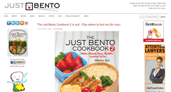 Desktop Screenshot of justbento.com